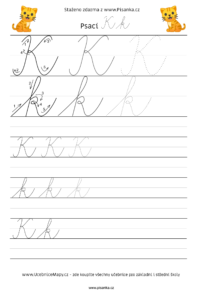 psací písmeno K